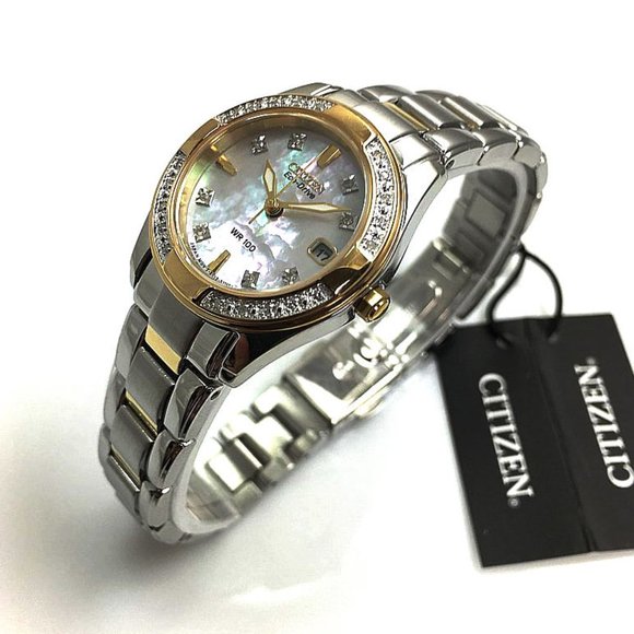 Citizen 26mm Eco-Drive Diamond Accent Watch w/ box display picture 1